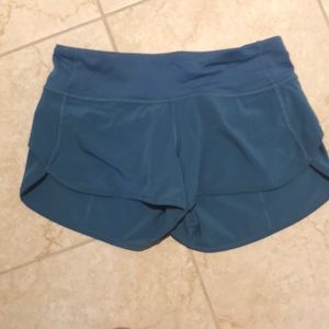 Navy blue size 2 lululemon shorts.
